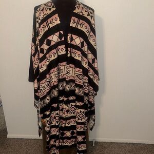 LulaRoe Savannah Open Front Kimono/Cardigan size L/XL NWT
